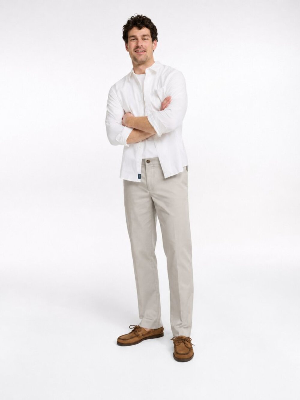 L.L. Bean Chinos Mens 40x32 Classic Fit Flat Front Cotton, Clay AS IS